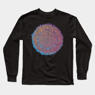 Colorful Circle Mandala Long Sleeve T-Shirt